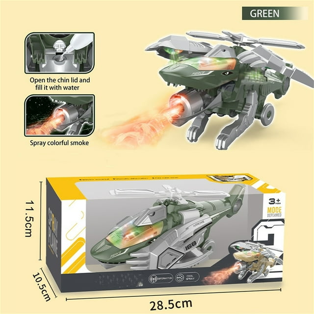 Children's Transformation Blowtorch Airplane Toy Airplane Which Can Between Airplane And Robot Modes Bringing And Excitement To Children.