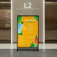 thumbnail image 5 of Miumaeov Foldable Poster Holder with 35.4*23.6 inches Acrylic Light Guide Plate LED Backlit Movie Poster Art Picture Frame Light Box Advertising Display, 5 of 17