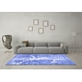 thumbnail image 3 of Ahgly Company Indoor Rectangle Abstract Blue Modern Area Rugs, 5' x 7', 3 of 4