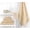 Beige, variant on 100% Cotton 40x80 Oversized Bath Sheet, Extra Large Turkish Bath Towels for Bathroom, Black Bathsheet