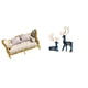 thumbnail image 1 of sofá de casa de muñecas,Muebles para casa de muñecas,modelo de sofá para casa de muñecas,decoración,Estatua de ciervo alce,Figuras de alce y ciervo,decoración del hogar,estatuas de, 1 of 8