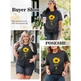 thumbnail image 6 of Chulianyouhuo Faith Women Plus Shirt Graphic Christian Casual Vintage Tshirt Short Sleeve Summer Oversized Tee Tops, 6 of 7