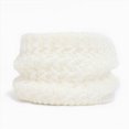 thumbnail image 4 of NOLDARES 3Pcs Kids Hat Scarf and Snow Gloves Set, Winter Knit Warm Soft Pom-Pom Beanie Outdoor for Boys Girls and Toddlers(M003-White), 4 of 4