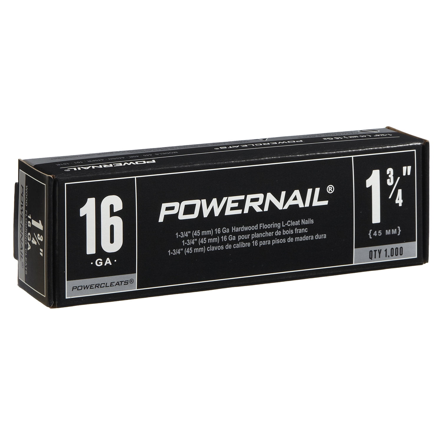 POWERNAIL 16Gauge 13/4Inch LStyle Flooring Cleat Nail L17516