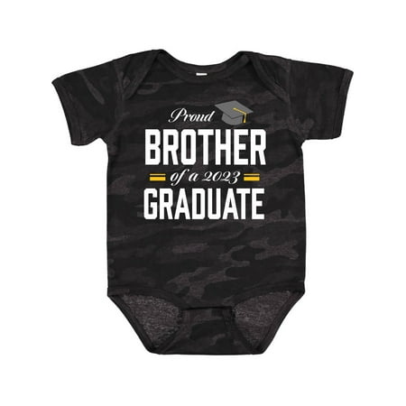 

Inktastic Proud Brother of a 2023 Graduate Gift Baby Boy or Baby Girl Bodysuit