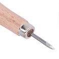 thumbnail image 2 of Poinçon professionnel pour cuir, manche en bois de hêtre de 4 mm, haute dureté, forme losange, outil de bricolage pour le travail du cuir, 2 of 4