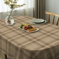 thumbnail image 4 of Oval Tablecloth, Waterproof Oval Plaid Table Cloth 60x84 Inch Machine Washable Fabric Table Cover for Kithchen Dining Decor, 4 of 6