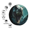 thumbnail image 4 of Naloa Underwater Dinosaur Shark PVC Leather Spare Tire Wheel Cover for Car Truck SUV Camper Trailer Universal Fit many size16 inch, 4 of 6