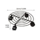 thumbnail image 5 of Tabla rodante Plant Caddy | Platillo de maceta de metal con ruedas bloqueables | 32cm de diámetro | Carga pesada de 330 lb | Soporte para macetas de interior y exterior | Base móvil universal |, 5 of 7