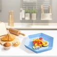 thumbnail image 5 of Hexagonal Serving Tray Large Capacity Snack Platter Fruit Dish for Living Room Coffee Table Entertaining Guests Easy Clean Durable Versatile Use, 5 of 7