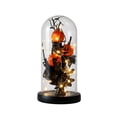 thumbnail image 2 of Halloween Decorations Indoor Spooky Glass Cloche with Base Warm String Lights for Table Party Decor and Halloween Home Decor, 2 of 7
