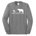 thumbnail image 2 of Wild Bobby Ancient Personal Trainers Funny Bear Chase Men Long Sleeve Shirt, 2 of 6