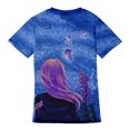 thumbnail image 4 of Blusa estampada de verano para mujer, camisetas casuales de manga corta con cuello redondo, camisetas Pompotops hfajkhk133782, 4 of 4