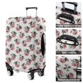 thumbnail image 5 of White Cow Smile Pattern Luggage Cover Fashion Suitcase Cover Baggage Covers Fit 25-28 Inch Luggage (Go Travel), 5 of 5
