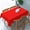 Bright Red, variant on Rectangle Table Cloths, Plum Purple Oblong Tablecloth Washable Table Cover for Kitchen Dinning Party Tabletop Modern Decoration 60 x 84inch