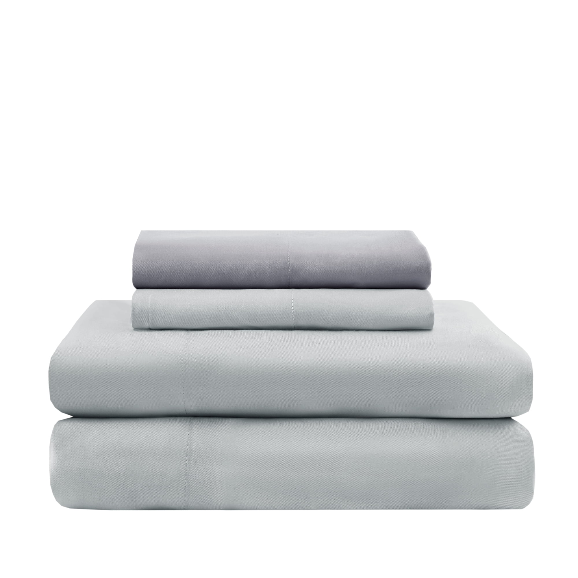 Mainstays 8-Piece Bed in a Bag Comforter Set with Sheets, Grey Basketweave, Twin/TwinXL