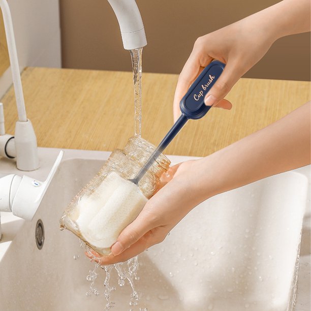 Cepillo de Limpieza Ganfancp para Tazas y Botellas Mango Largo