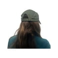thumbnail image 4 of CTM Cotton Long 5 Inch Bill Visor Baseball Cap, 4 of 4