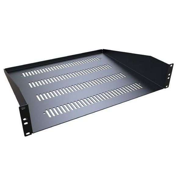 RASV190315BK1 - Étagère RACKMOUNT 19(L)X15(P)X3.5 (H)IN Ventilée 2U Noir