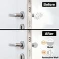 thumbnail image 4 of Clear Silicone Door Stopper and Wall Protector Pad, Self-Adhesive 1.57 Inch Bumper Guard for Door Handles, Furniture, Cabinets to Prevent Damage and Noise, 4 of 6