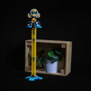Brick Loot Strike Zone Drop Tower Amusement Park Ride Brick Building Kit