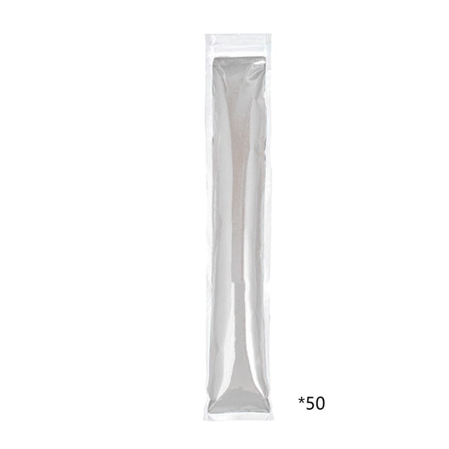 Sac à Glace Réutilisable, Sacs à Sucettes Jetables de 50 Pcs pour Gâteries Glacées et Collations Maison