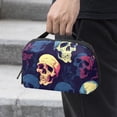 thumbnail image 2 of Skull Waterproof Oxford Cloth Storage Box for Electronic Devices - 5.9x9.44x3.14 Inches - Travel Organizer and Cord Organizer for Small Electronics - Easy to Use, 2 of 6
