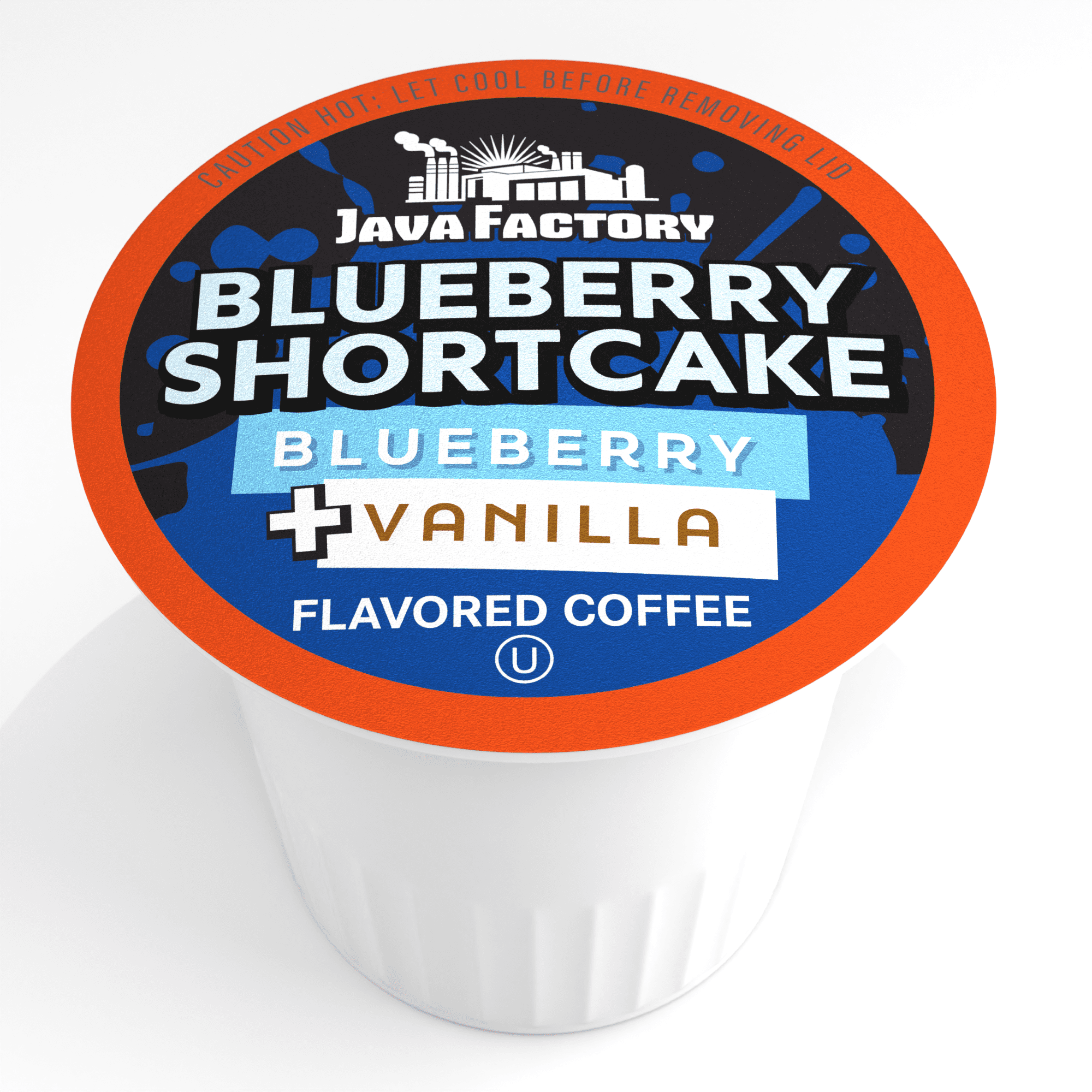 Java Factory Blueberry Shortcake Coffee Pods, Keurig Compatible, 40-Pack