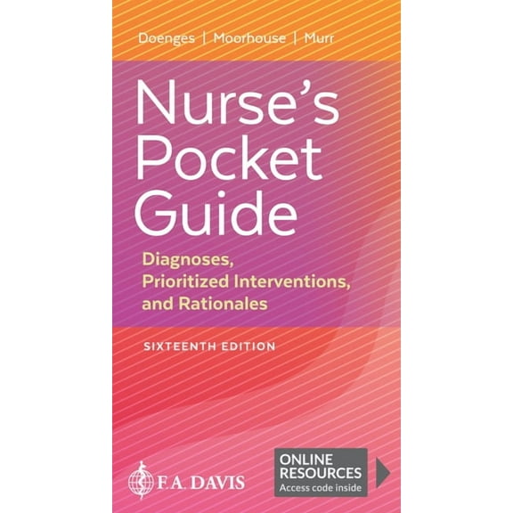 Nurse's Pocket Guide: Diagnoses, Prioritized Interventions, and Rationales, (Paperback)