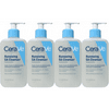 CeraVe Renewing SA Face Cleanser for Normal Skin with Salicylic Acid and Ceramides, 8 fl oz. Pack of 4