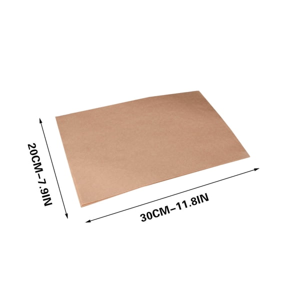 100-Pack Parchment Baking Paper Sheets, Oil-Resistant, Non-Stick, Thickened for Oven, Grill, BBQ, and Food Wrapping