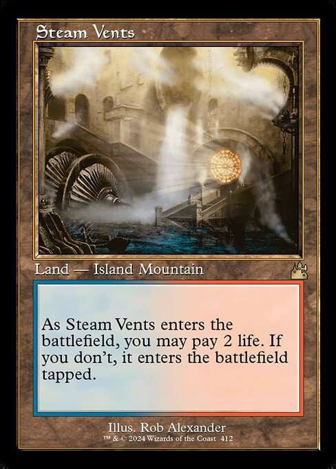 MtG Unfinity Rare Steam Vents (Galaxy Foils) #534 - Walmart.com