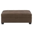 thumbnail image 5 of CorLiving Antonio Tufted Storage Ottoman Dark Grey, 5 of 5