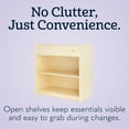 thumbnail image 4 of Foundations SafeStart Changing Table, Built-In Storage, Foam Pad Included, Natural, 4 of 8