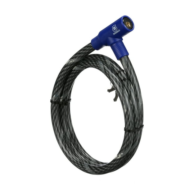 Brink's 5/8" x 6' Promax Security Flexible Steel Keyed Cable Lock