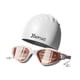 thumbnail image 4 of Gafas de natación con gorro de natación Gorro de de silicona Protección ocular profesional resistente al agua Gafas de con tapones para los oídos, 4 of 8