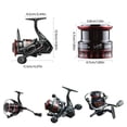 thumbnail image 5 of Necvior Fishing Reel Metal Spool Fishing Reel for Freshwater and Saltwater, 5 of 20