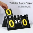 Flip Scoreboard Tabletop Score Flipper Football Flip Score Keeper for