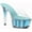 Blue, variant on Ellie Shoes E-709-Brielle 7 Inch Womens Mule With Polka Dots. 12 / Pink