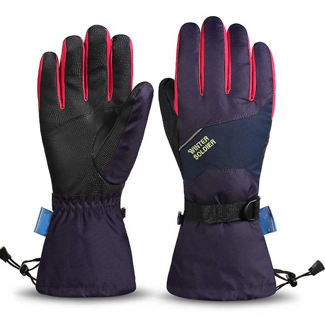 Waterproof Ski And Snow Gloves, 3m New Sherry Winter Warm Touch Screen Ski Gloves