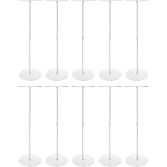 10 Pcs Acrylic Flower Stand Wedding Vases Centerpieces for Tables Tall Flower Vase for Party Wedding Reception Birthday Events Decorations, 31.5 Inch