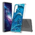 thumbnail image 1 of AquaFlex Hybrid Slim Designed For TCL 20 Pro 5G Case Transparent Clear, 1 of 6