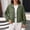 Army Green, variant on 2026 Spring Fall Women's Full Zip Stand Collar Textured Cropped Jacket, Bubble Long Sleeve Solid Loose Quilted Sweat Coat with Side Pockets for Lounge Daily Outerwear