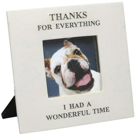 Thanks For Everything I Had a Wonderful Time - Pet Photo Memorial Picture Frame - Image Opening 3