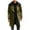 Army Green, variant on Mens Long Trench Coat Slim Fit Notched Collar Fall Winter Single Breasted Pea Coat Warm Soft Overcoat