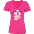 thumbnail image 3 of Inktastic Love You Alotl Cute Axolotl Valentines Women's V-Neck T-Shirt, 3 of 5