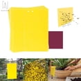 thumbnail image 3 of Gustave 20PCS Dual-Sided Yellow Sticky Traps for Flying Plant Insect Like Fungus Gnats, Aphids, Whiteflies, Leafminers, Indoor/Outdoor Use, 3 of 11