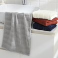 thumbnail image 4 of Paquete de 3 toallas de algodón, Toallitas absorbentes para adultos, Toallas faciales gruesas y suaves, gris, 75x34cm, Tejido ecológico natural, Multiusos para el hogar, Viajes, Uso al aire libre, 4 of 6