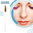 thumbnail image 2 of Linyer 50 Pieces Eyelash Brush One-Off Mascara Wands Makeup Brushes Excellent Workmanship Cosmetic Accessories for Extensions type13, 2 of 4