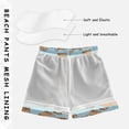 thumbnail image 5 of ALAZA Boys Swim Trunks Capybara Animals Beach Board Shorts Drawstring Swimsuit M, 5 of 6